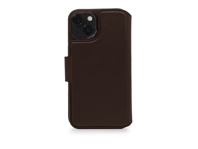 Decoded Leather Detachable Wallet - brown - iPhone 14 Plus