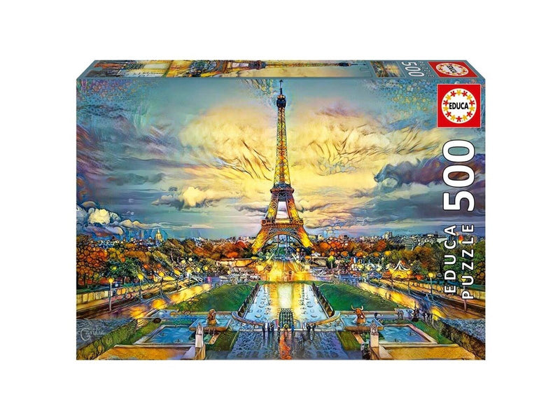 Educa 500 Eiffel Tower Holz
