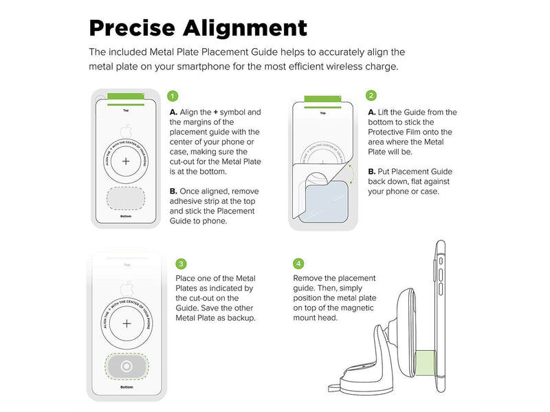 iOttie Metal Plate Kit for iTap 2 Wireless
