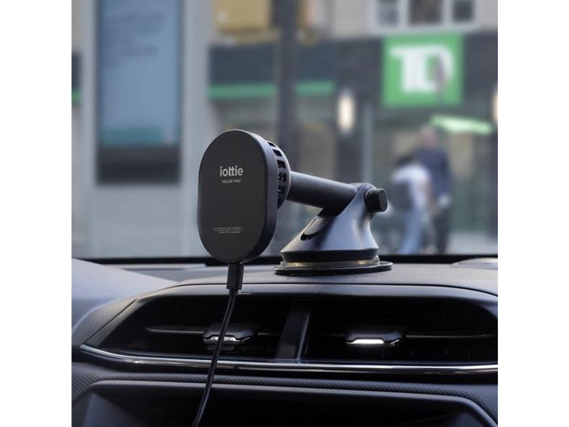 iOttie Velox Pro MagSafe Magnetic Wireless CryoFlow Cooling Dash & Windshield Car Mount