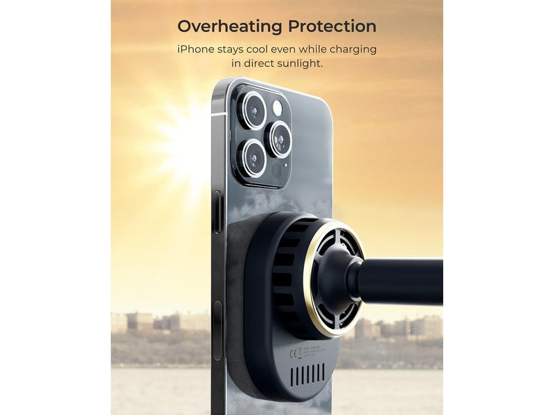 iOttie Velox Pro MagSafe Magnetic Wireless CryoFlow Cooling Dash & Windshield Car Mount