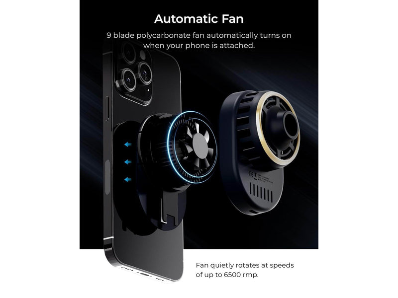 iOttie Velox Pro MagSafe Magnetic Wireless CryoFlow Cooling Dash & Windshield Car Mount
