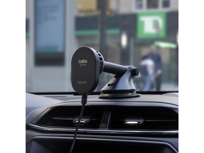 iOttie Velox Pro MagSafe Magnetic Wireless CryoFlow Cooling Dash & Windshield Car Mount