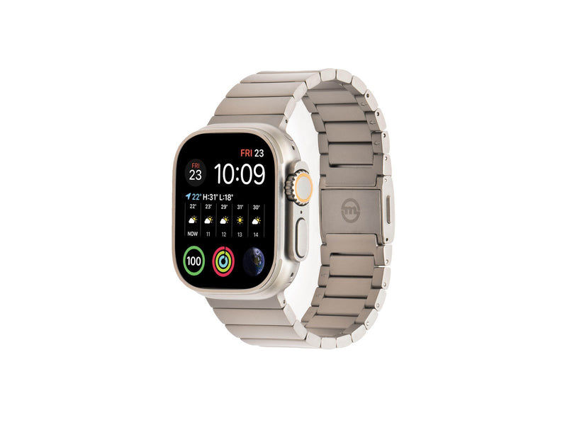 Mobile Origin Watch Titanium Band - silver - Apple Watch 49mm/45mm/44mm/42mm