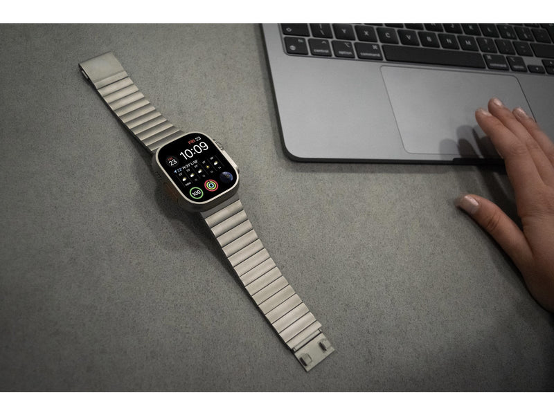Mobile Origin Watch Titanium Band - silver - Apple Watch 49mm/45mm/44mm/42mm