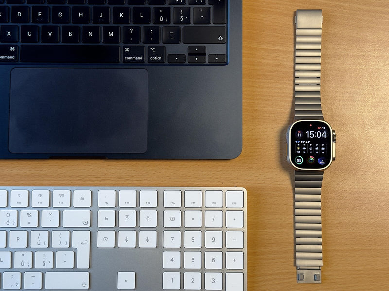 Mobile Origin Watch Titanium Band - silver - Apple Watch 49mm/45mm/44mm/42mm