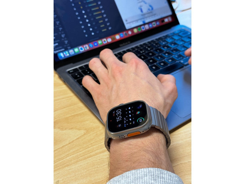 Mobile Origin Watch Titanium Band - silver - Apple Watch 49mm/45mm/44mm/42mm