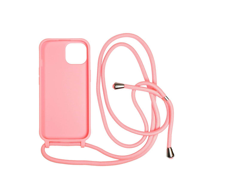 Mobile Origin Lanyard Case - pink - iPhone 15