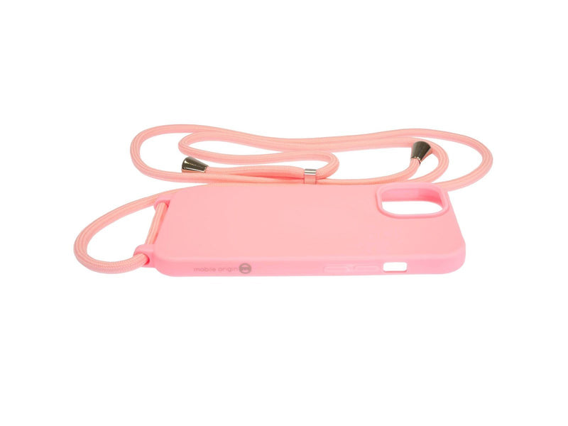 Mobile Origin Lanyard Case - pink - iPhone 15