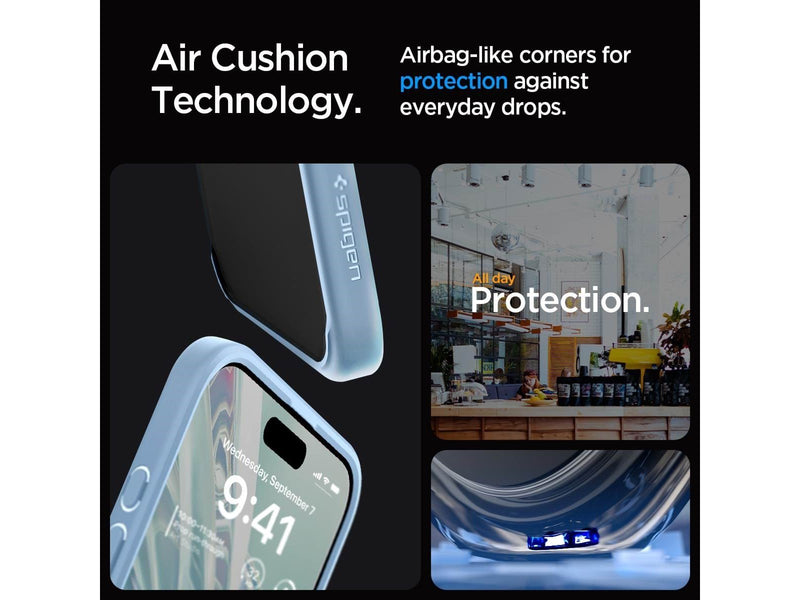 Spigen Crystal Hybrid - sierra blue - iPhone 15 Pro Max