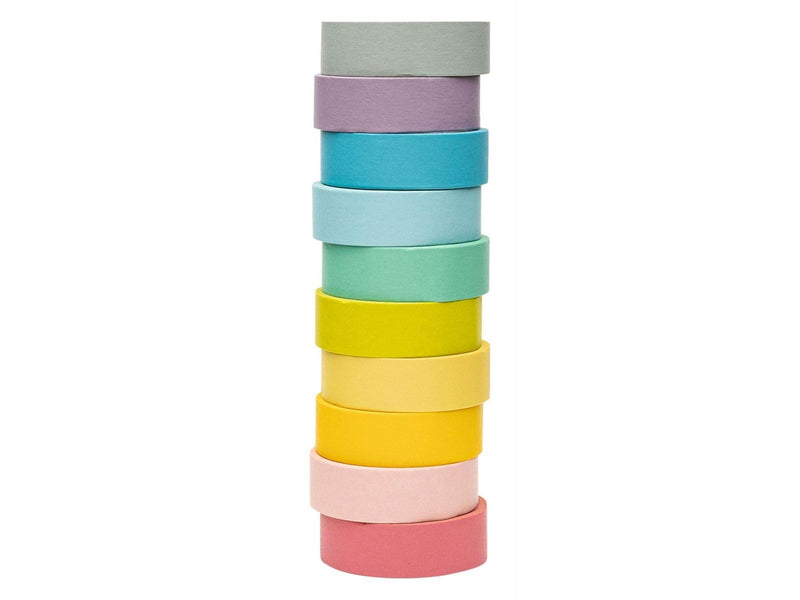 Colorations - Washi Tape Pastel Colors Set of 10
