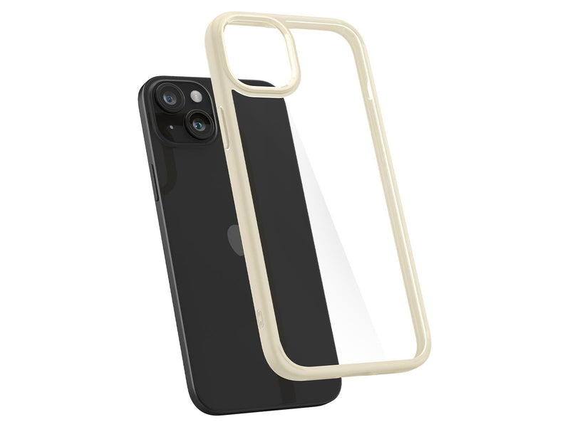 Spigen Crystal Hybrid - mute beige - iPhone 15 Plus