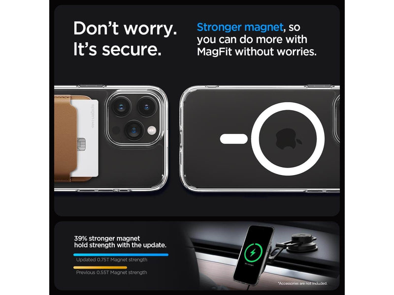 Spigen Crystal Hybrid MagSafe - white - iPhone 15 Pro