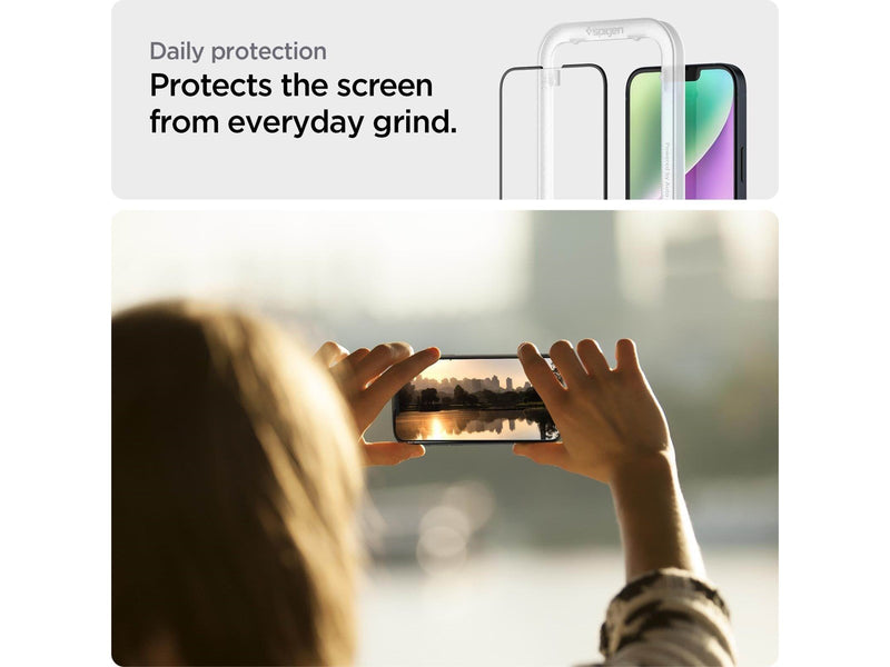 Spigen Glass tR AlignMaster HD 1 Pack - FC black - iPhone 14/13 Pro/13