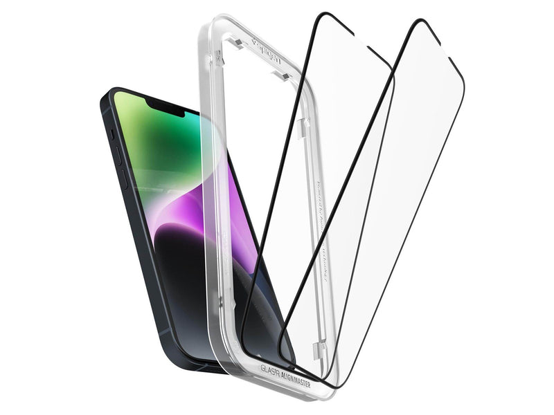 Spigen Glass tR AlignMaster HD 1 Pack - FC black - iPhone 14/13 Pro/13
