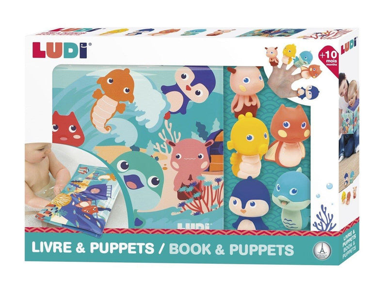 LUDI - Bath book and Finger figures  - (LU40018)