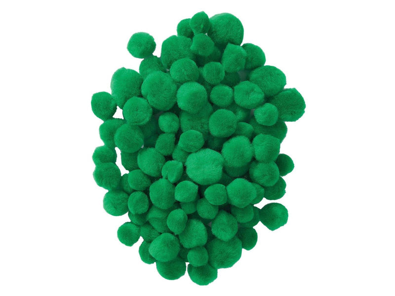 Colorations - Pom Poms Green 100pcs.