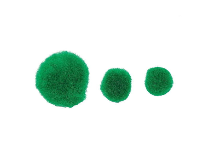 Colorations - Pom Poms Green 100pcs.