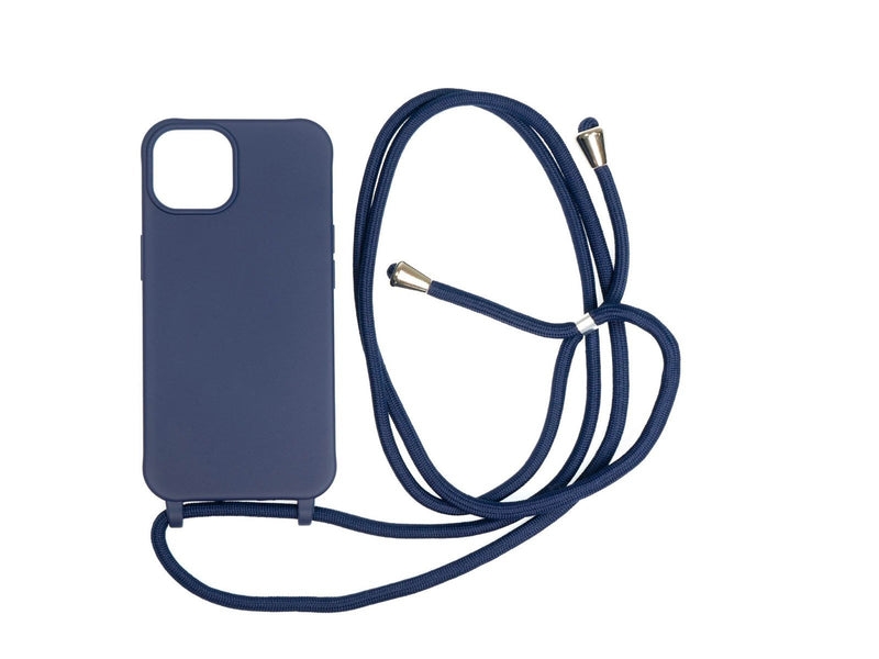 Mobile Origin Lanyard Case - blue - iPhone 14