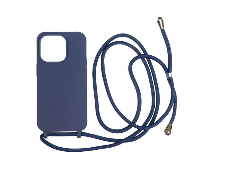 Mobile Origin Lanyard Case - blue - iPhone 14 Pro