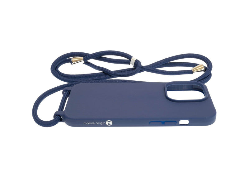 Mobile Origin Lanyard Case - blue - iPhone 14 Pro