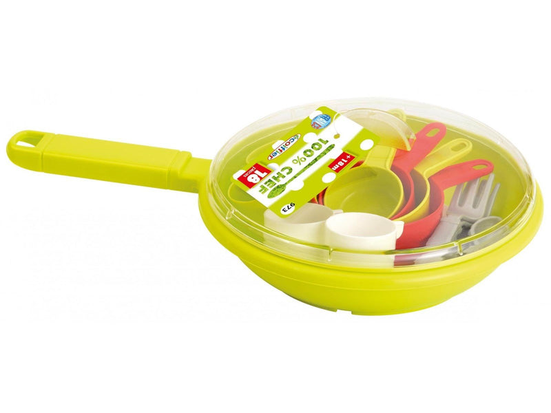 Ecoiffier 100% Chef Pan with Crockery