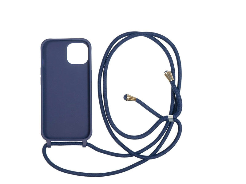 Mobile Origin Lanyard Case - blue - iPhone 15