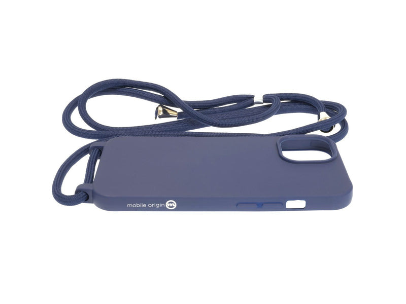 Mobile Origin Lanyard Case - blue - iPhone 15