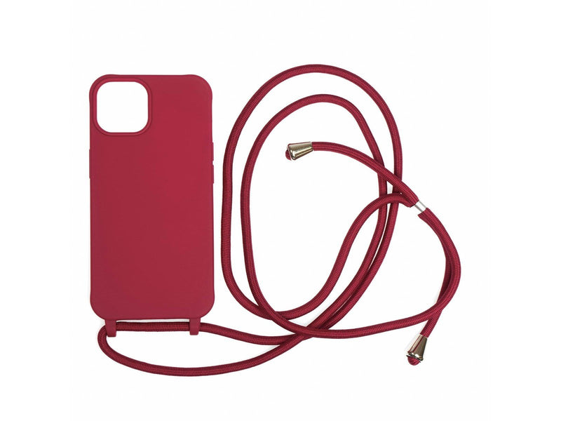 Mobile Origin Lanyard Case - cherry - iPhone 14