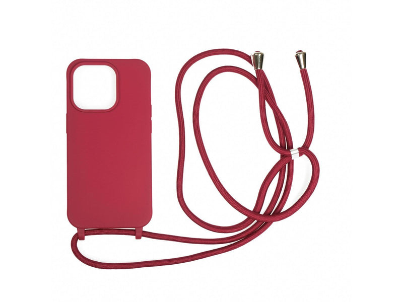 Mobile Origin Lanyard Case - cherry - iPhone 14 Pro