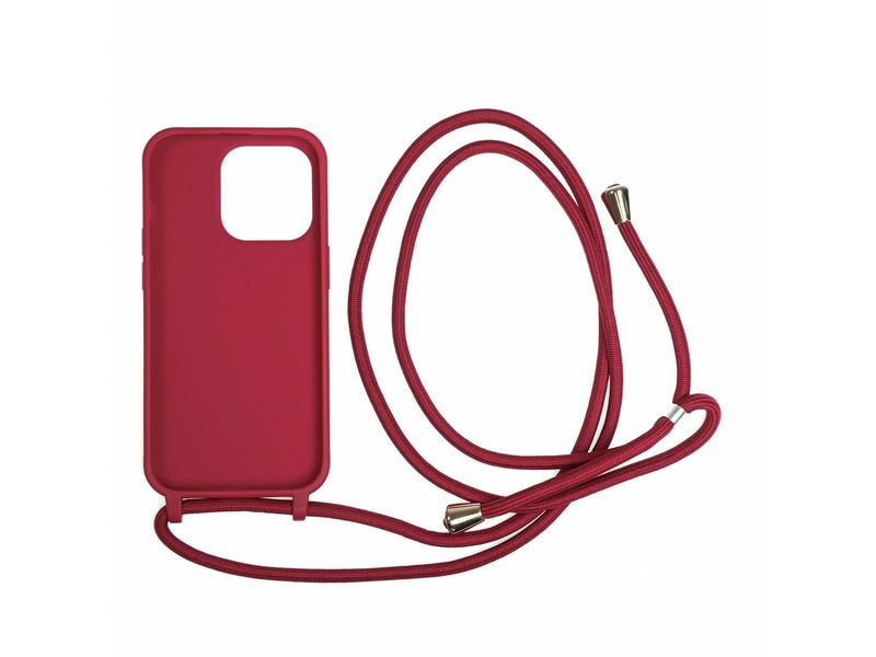 Mobile Origin Lanyard Case - cherry - iPhone 14 Pro