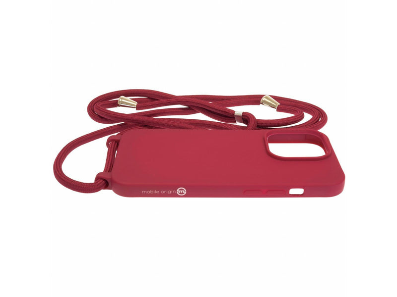 Mobile Origin Lanyard Case - cherry - iPhone 14 Pro