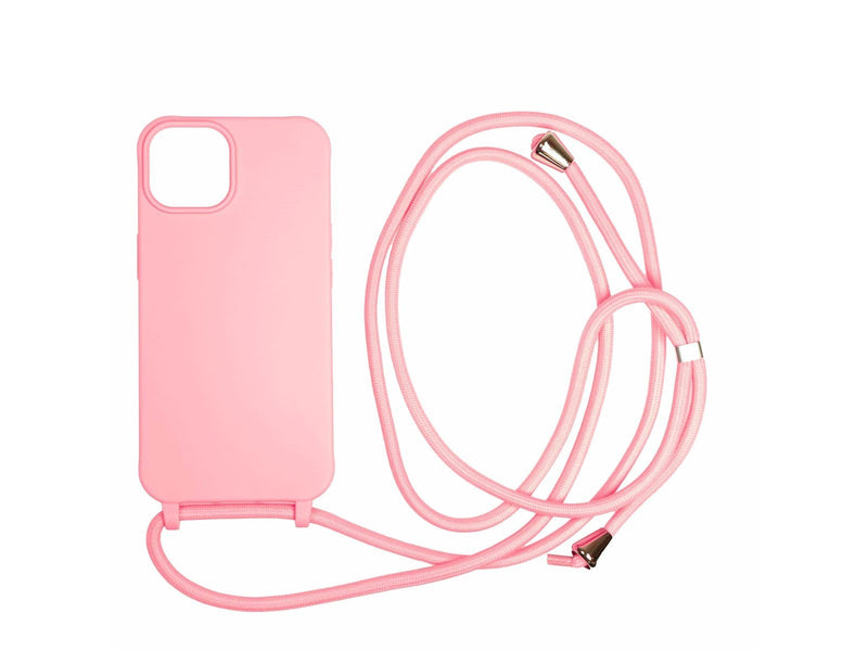 Mobile Origin Lanyard Case - pink - iPhone 14