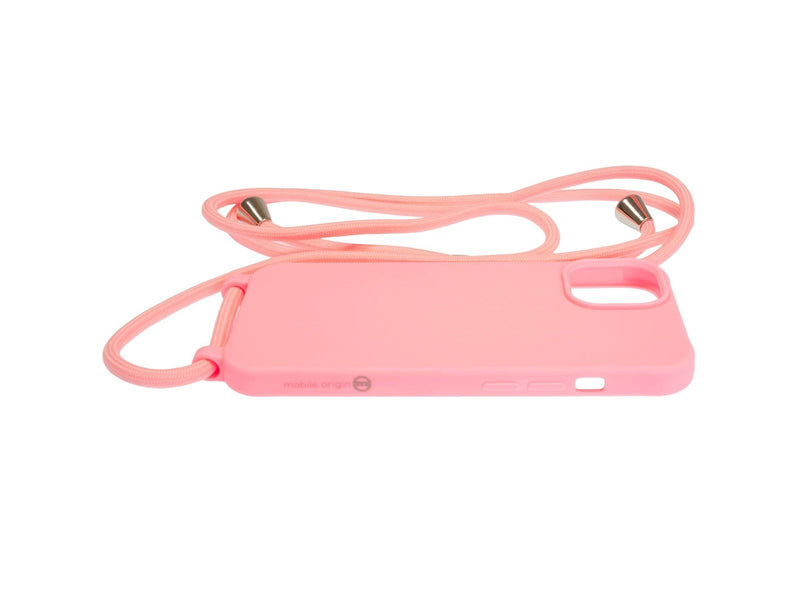 Mobile Origin Lanyard Case - pink - iPhone 14
