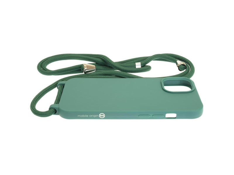Mobile Origin Lanyard Case - dark green - iPhone 15