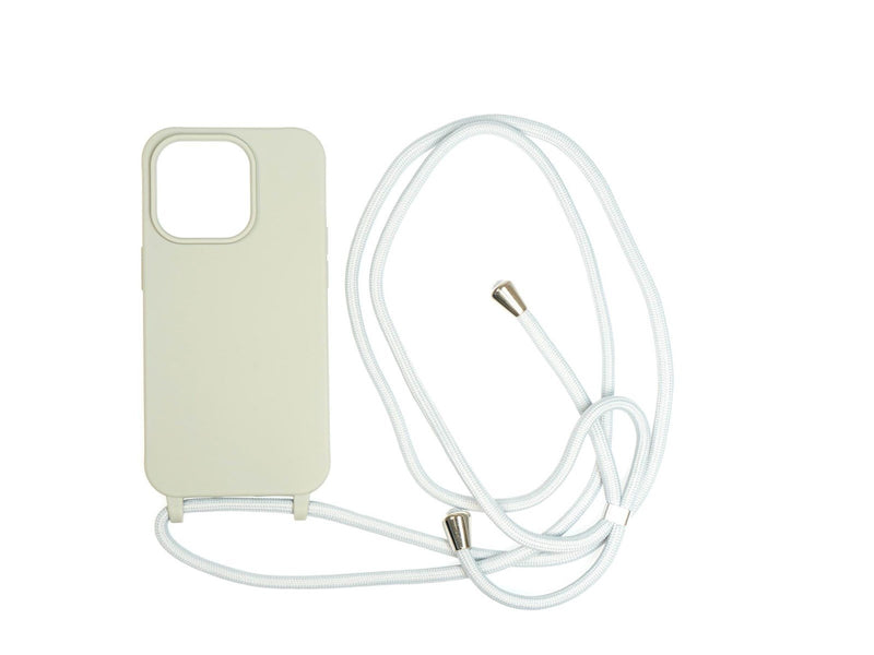 Mobile Origin Lanyard Case - light grey - iPhone 14 Pro