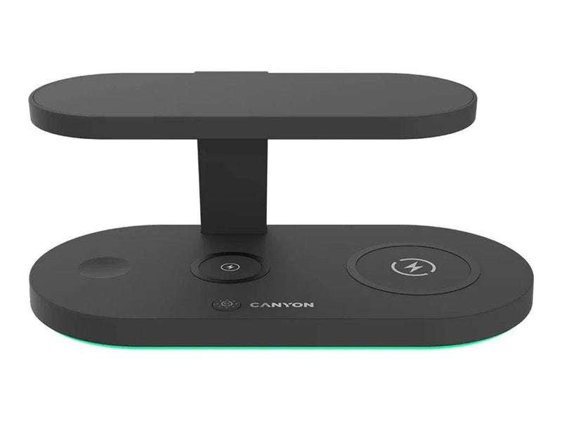 Canyon WS-501 wireless charging stand - 5-in-1 - USB - 15 Watt