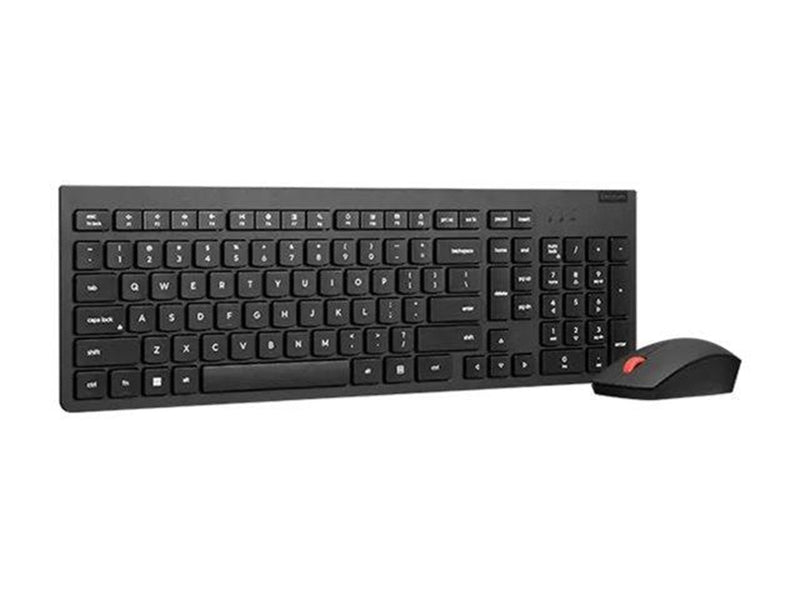 Lenovo Essential Wireless Combo Gen 2 - keyboard and mouse set - German - black Input Device - Tastatur & Maus Set - Deutsch - S
