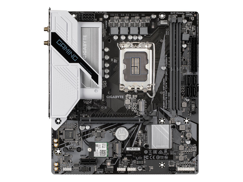 GIGABYTE H610M GAMING WIFI DDR4 Mainboard - Intel H610 - Intel LGA1700 socket - DDR4 RAM - Micro-ATX