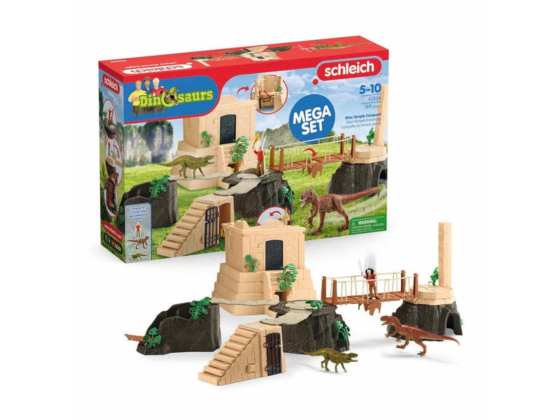 Schleich Eroberung des Dino-Tempels - Mega-Set