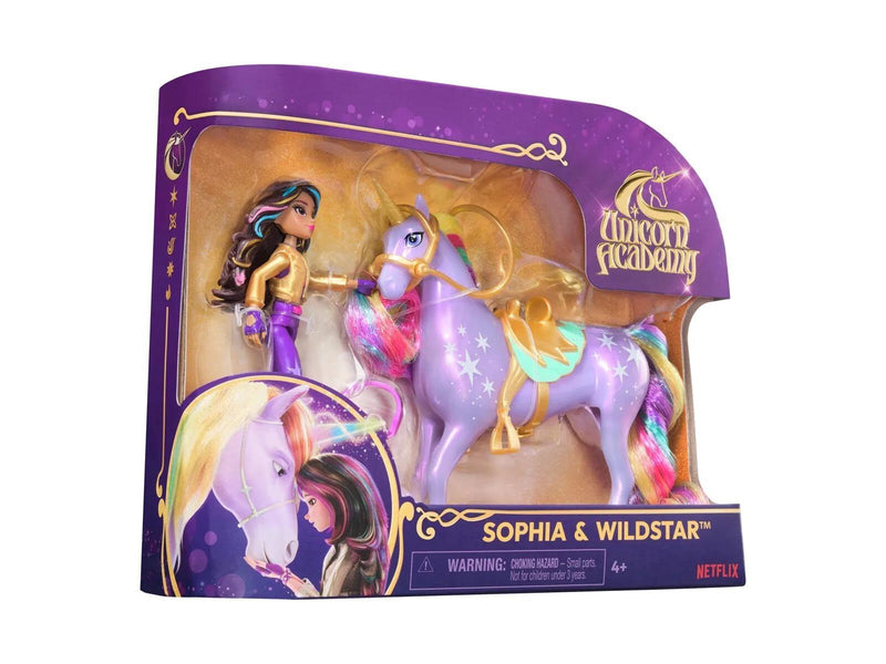 Unicorn Academy Doll & Unicorn - Sophia & Wildstar