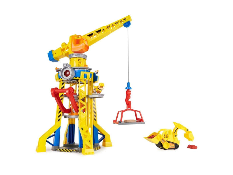 Paw Patrol Rubble & Crew Bark Yard Crane Tower Playset