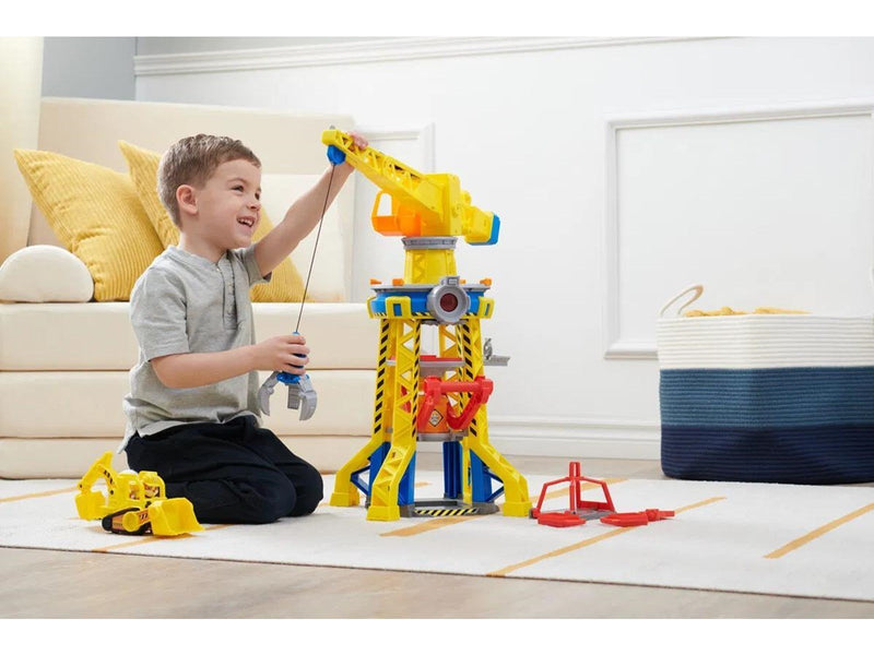 Paw Patrol Rubble & Crew Bark Yard Crane Tower Playset