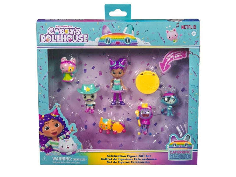 Gabby's Dollhouse Feier 6-Figuren Geschenkset