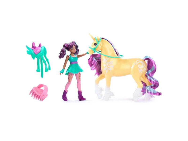 Unicorn Academy Doll & Unicorn - Ava & Leaf