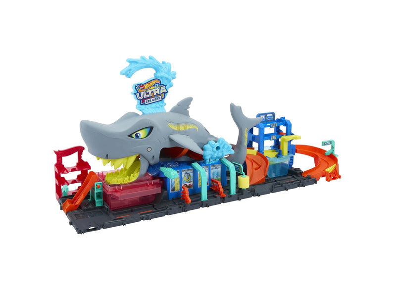 Hot Wheels City Ultra Shark Car Wash