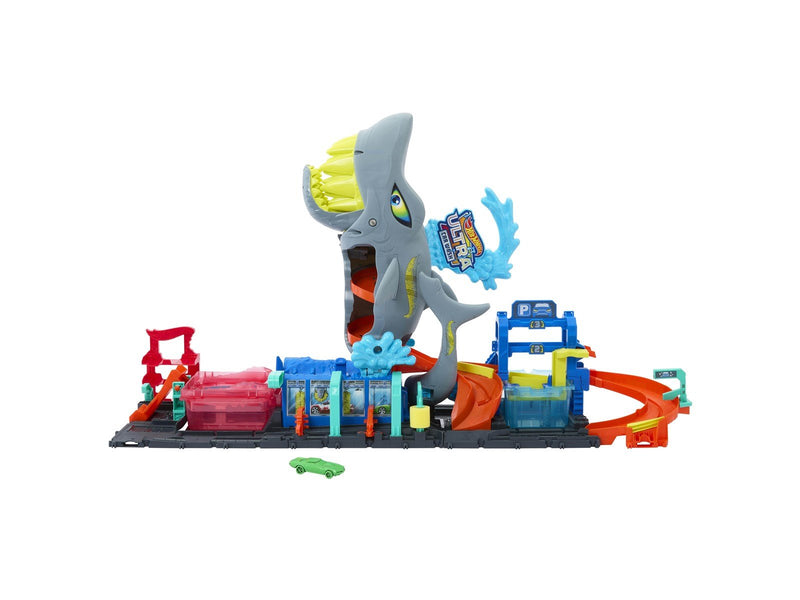 Hot Wheels City Ultra Shark Car Wash
