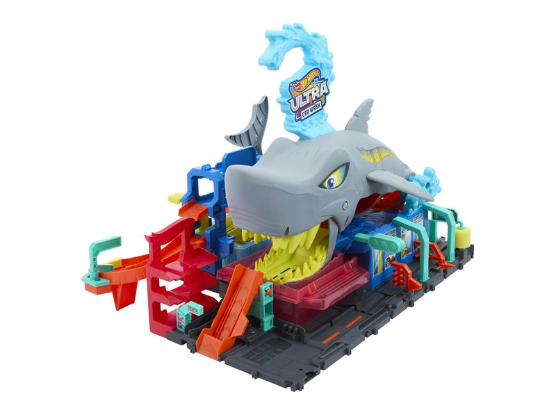 Hot Wheels City Ultra Shark Car Wash