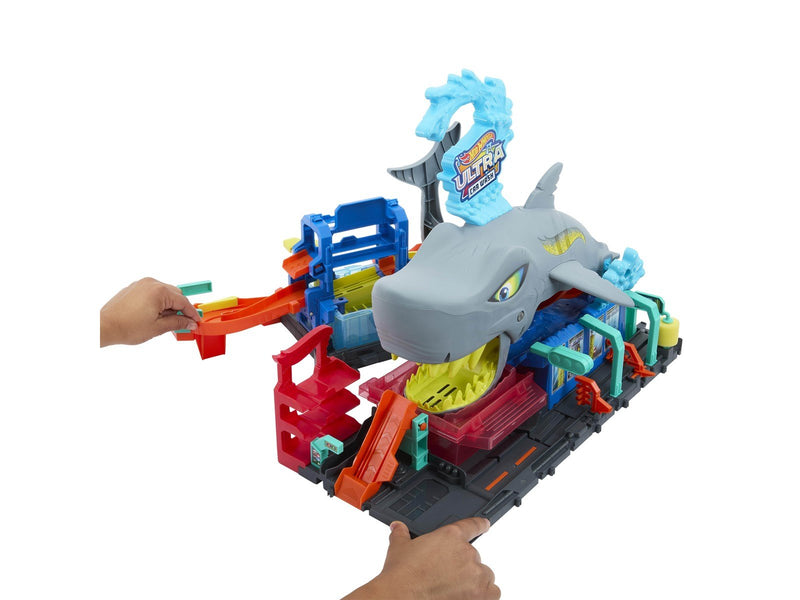 Hot Wheels City Ultra Shark Car Wash