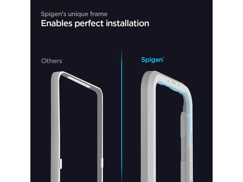 Spigen Glas tR ALM FC Black - 2 Pack - iPhone 12/Pro